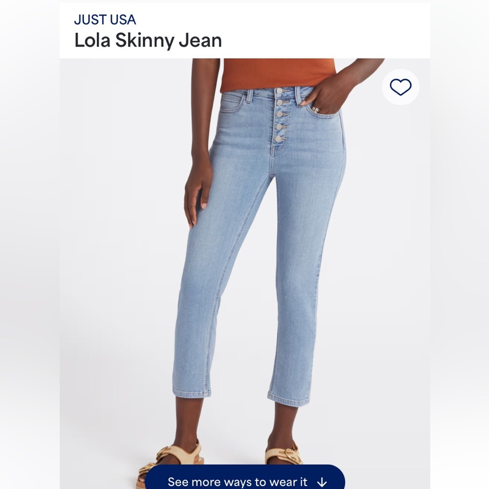 JUST USA Lola Skinny Jean